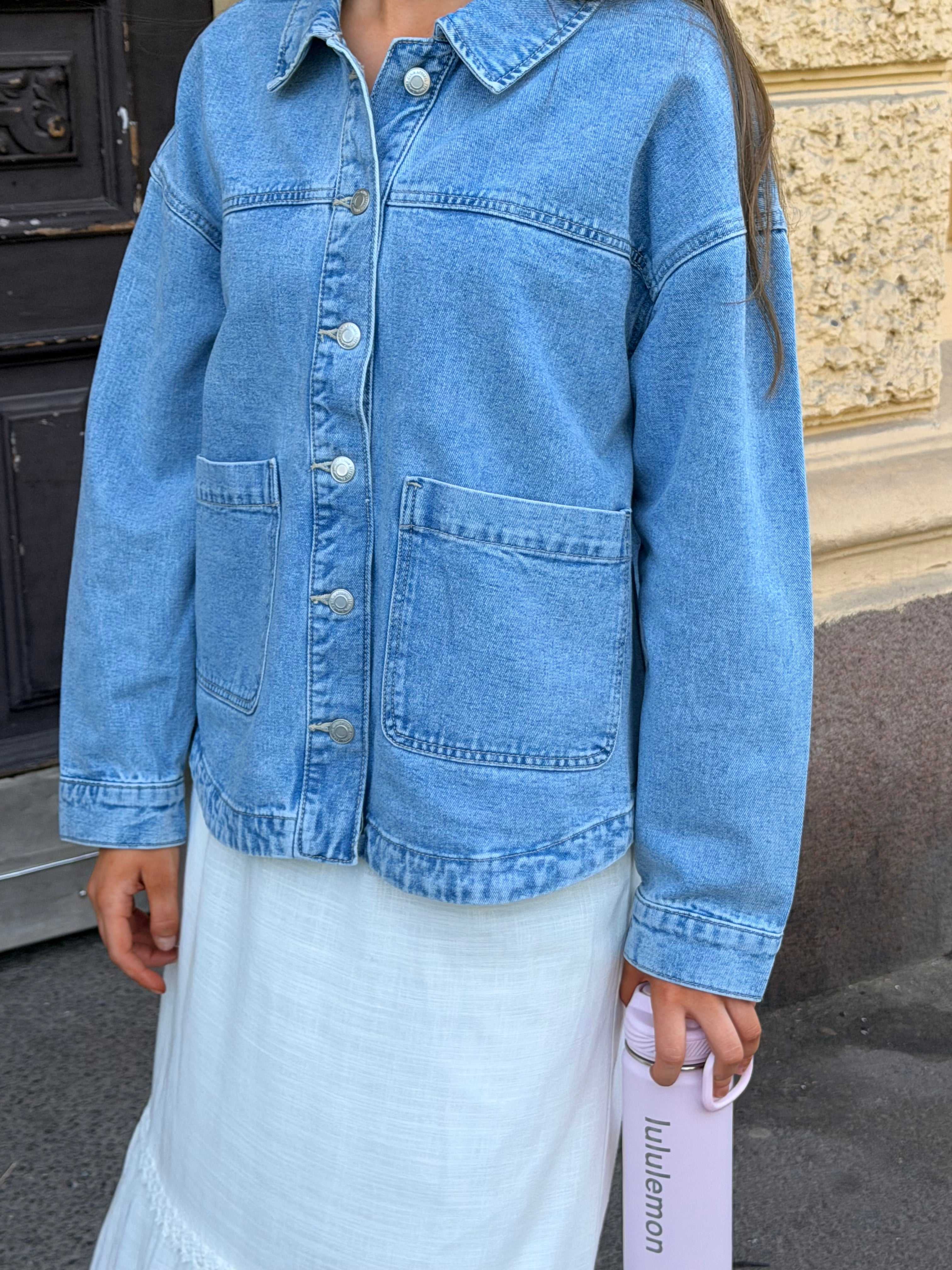 VMJAMIE Denim Jacket - Light Blue Denim